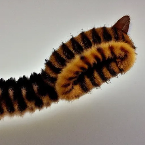 Image similar to cat caterpillar hybrid