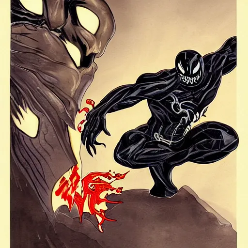 Image similar to venom by todd mcfarland