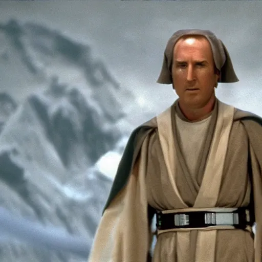 Prompt: bib Odenkirk as obi won Kenobi in the original star wars