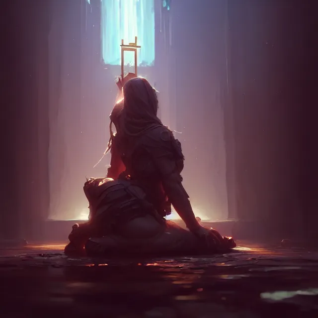 Image similar to 'That's me in the corner, that's me in the spot-light, osing my religion', best on artstation, cgsociety, wlop, Behance, pixiv, astonishing, impressive, outstanding, epic, cinematic, stunning, gorgeous, concept artwork, much detail, much wow, masterpiece.