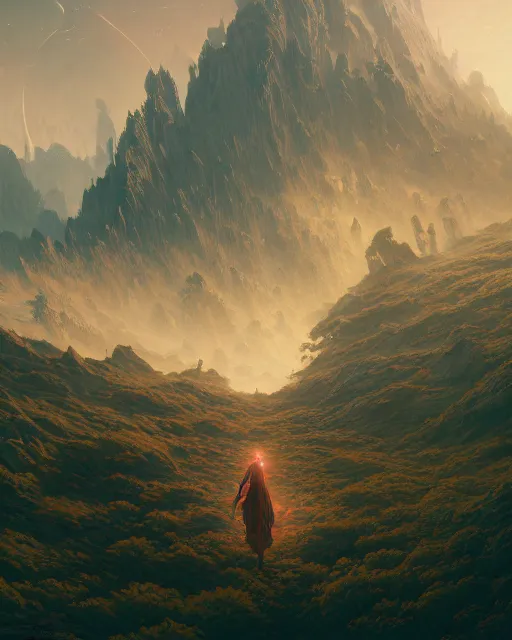 Image similar to highly detailed vfx landscape of hell, stephen bliss, unreal engine, greg rutkowski, loish, rhads, beeple, makoto shinkai and lois van baarle, ilya kuvshinov, rossdraws, tom bagshaw, alphonse mucha, global illumination, detailed and intricate environment