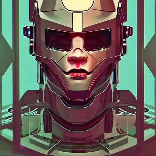 Prompt: face of robot, cyberpunk, ultra realistic by ori toor