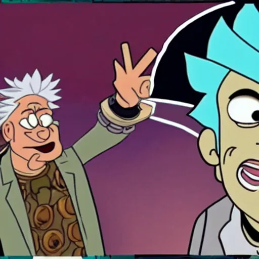 Image similar to Rick Sanchez telling someone called Chris he\'s an idiot