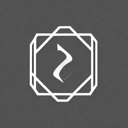 Image similar to Minimalist startup company logo, digital art