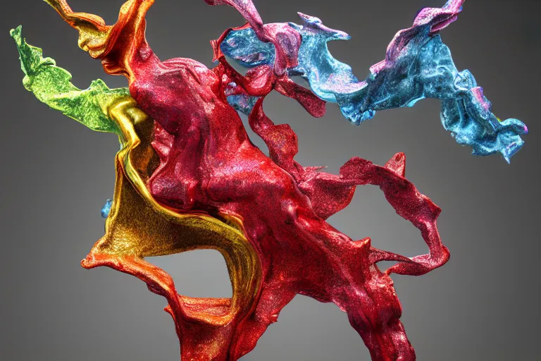 Image similar to Painful pleasures by Lynda Benglis, octane render, 4k, 8k, sharp, very very beautiful, stunning, twisted