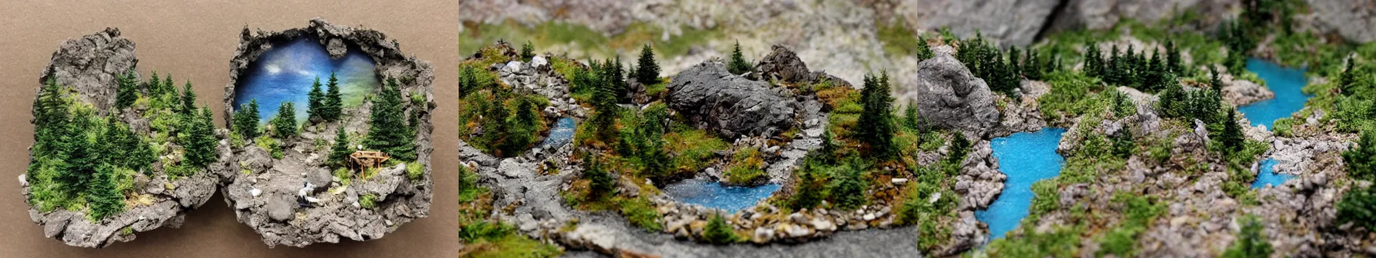 HO Mountains Mini diorama