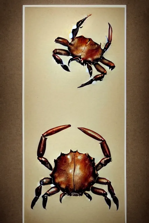 Image similar to ( ( ( ( ( wall coat hanger with crab shape. muted colors. ) ) ) ) ) by jean - baptiste monge!!!!!!!!!!!!!!!!!!!!!!!!!!!