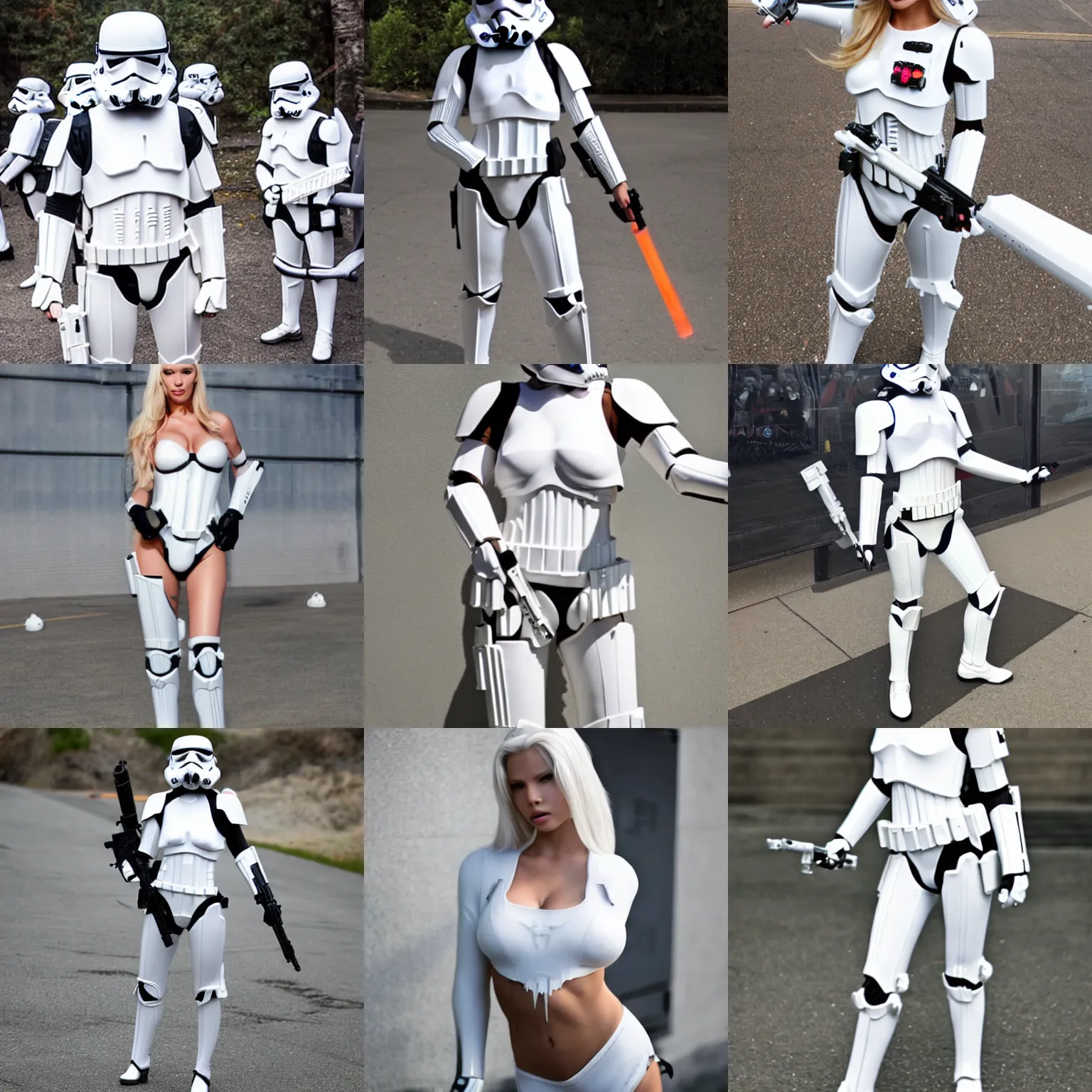 Prompt: nata lee as a stormtrooper