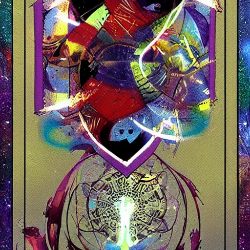 Image similar to Abstract tarot card, cgsociety.