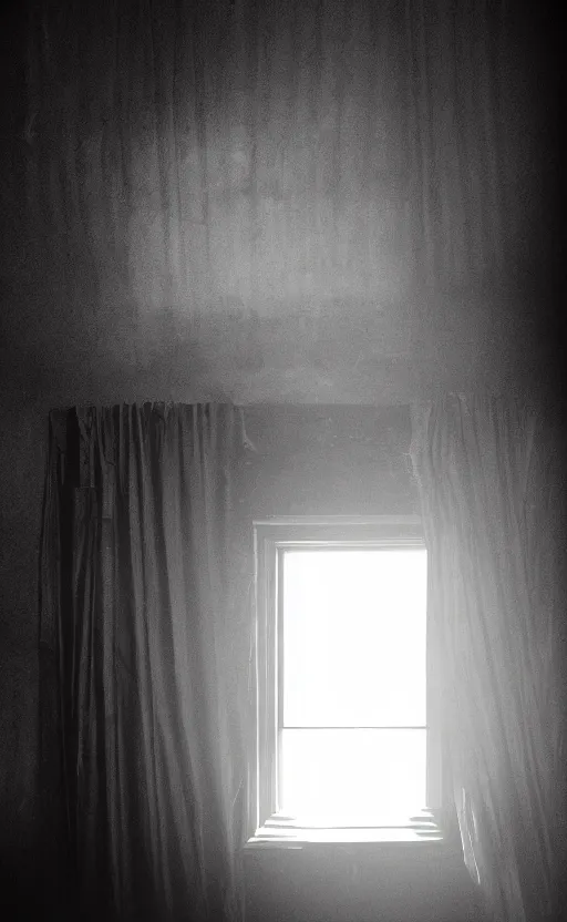 Image similar to a beautiful photograph of a dark room and sunlight, dramatic composition