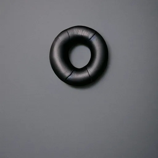 Image similar to a black donut