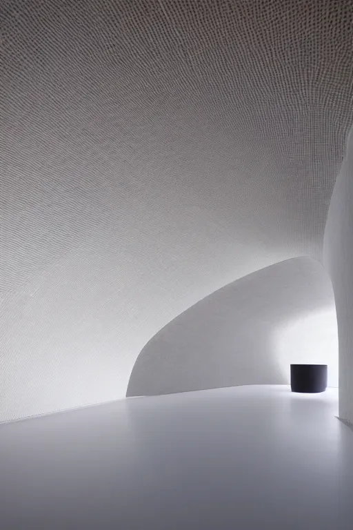 Image similar to James Turrell style interior