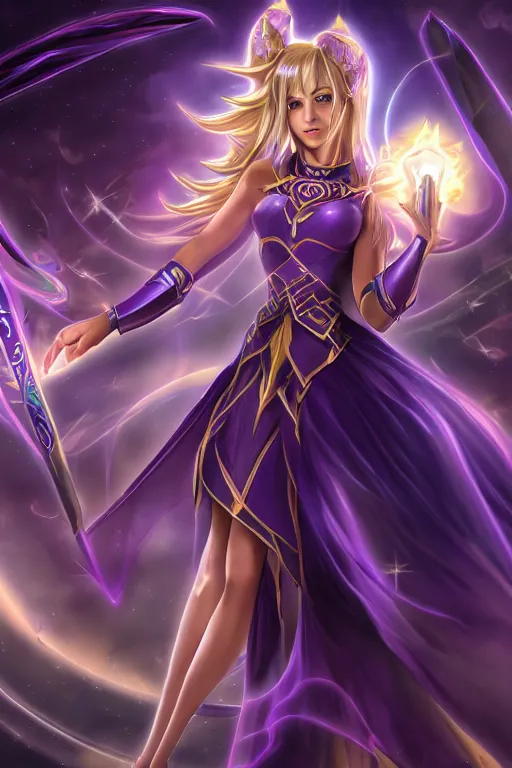 Image similar to beautiful dark magician girl, full body, mystical, ultra detailed, 4k