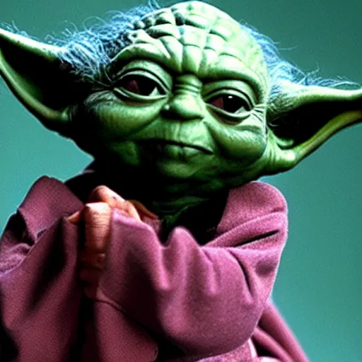 Prompt: Yoda in drag