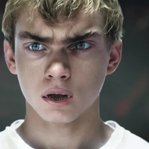 Image similar to angry, pissed off, nikolas cruz as anakin skywalker in star wars episode 3, 8k resolution, full HD, cinematic lighting, award winning, anatomically correct