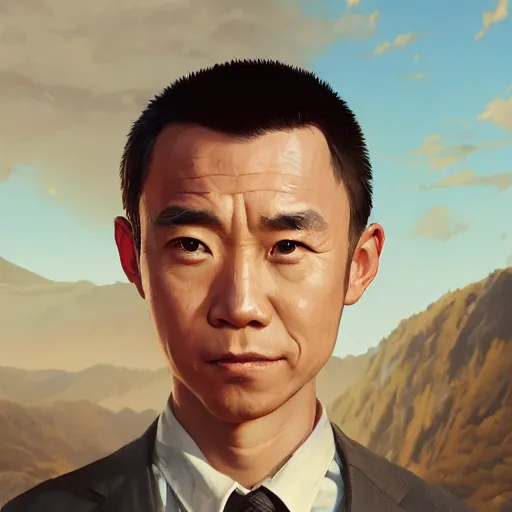 Image similar to highly detailed portrait malcolm un the middle, in gta v, stephen bliss, unreal engine, fantasy art by greg rutkowski, loish, rhads, ferdinand knab, makoto shinkai and lois van baarle, ilya kuvshinov, rossdraws, tom bagshaw, global illumination, radiant light, detailed and intricate environment