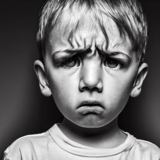 Image similar to angry child looking at monitor photo dramatic lighting from behind