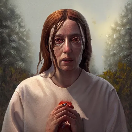 Prompt: hereditary 2 the return of paimon, oil painting, ultradetailed, artstation, ultradetailed, digital painting, ultradetailed