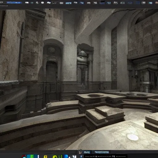 Image similar to quake episode 1 level 1 rendered in unreal engine 5, hyper detail, realistic