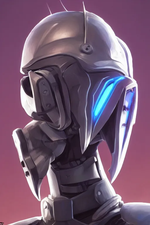 Image similar to epic mask helmet robot ninja portrait stylized as fornite style game design fanart by concept artist gervasio canda, behance hd by jesper ejsing, by rhads, makoto shinkai and lois van baarle, ilya kuvshinov, rossdraws global illumination radiating a glowing aura global illumination ray tracing hdr render in unreal engine 5