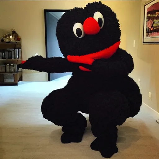 Image similar to dummy thicc elmo