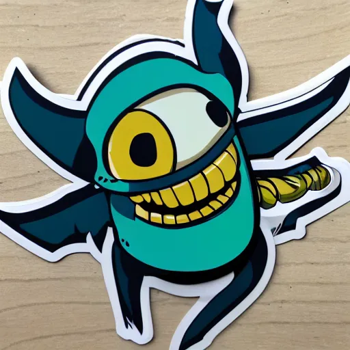 Image similar to die cut sticker, gomu gomu no gatling, splatter paint