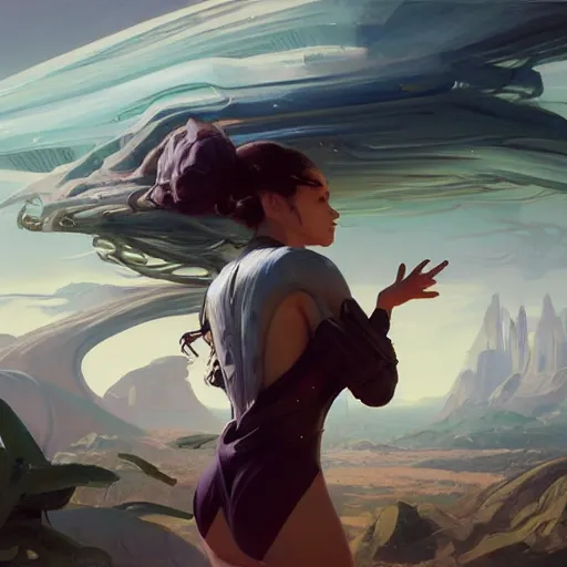 Image similar to elysium, organic painting, matte painting, bold shapes, hard edges, aesthetic octane render, unreal engine, trending on artstation, by greg manchess, huang guangjian, gil elvgren, sachin teng, greg rutkowski, magali villeneuve, artgerm, jeremy lipkin, michael garmash and, rey