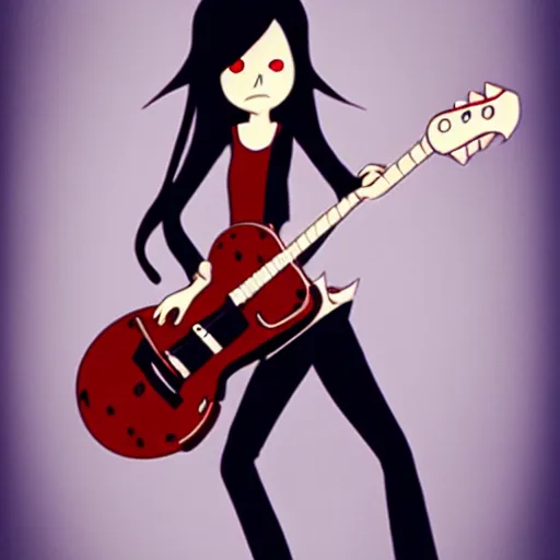 Image similar to Marceline from adventure time