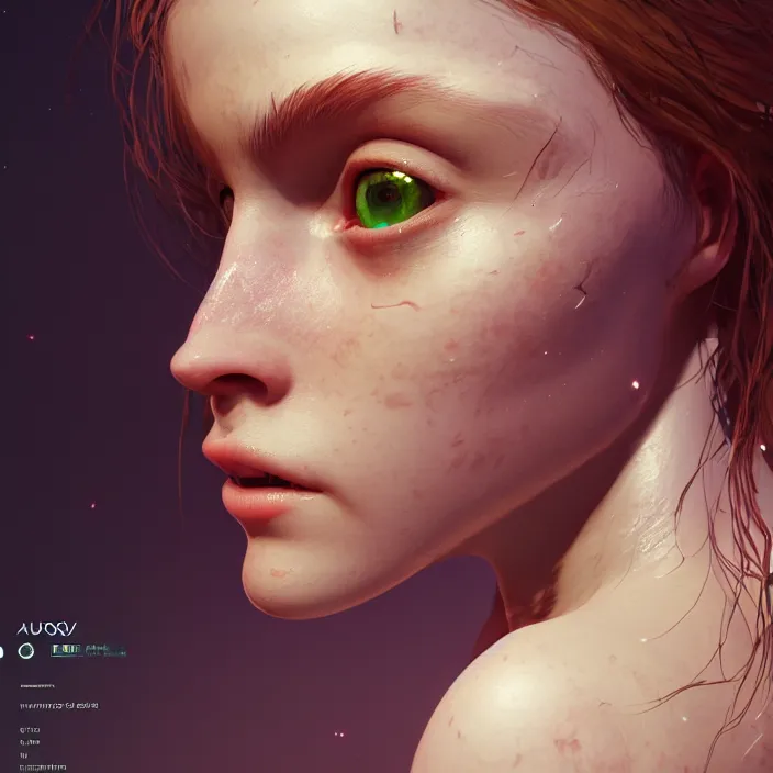 Prompt: aurora, au naturel, hyper detailed, digital art, trending in artstation, cinematic lighting, studio quality, smooth render, unreal engine 5 rendered, octane rendered, art style by klimt and nixeu and ian sprigger and wlop and krenz cushart