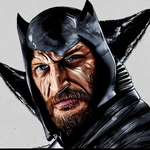 Image similar to Tom Hardy in wolverine suit Digital art 4K quality Photorealism