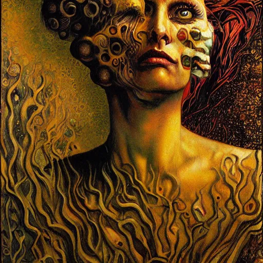 Visions of Hell by Karol Bak, Jean Deville, Gustav | Stable Diffusion ...