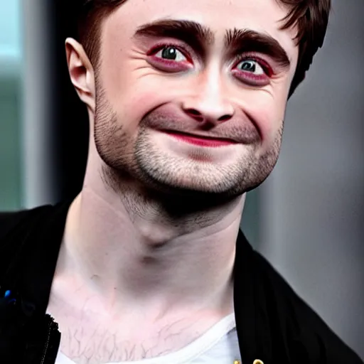 Image similar to Daniel Radcliffe as Voldemort