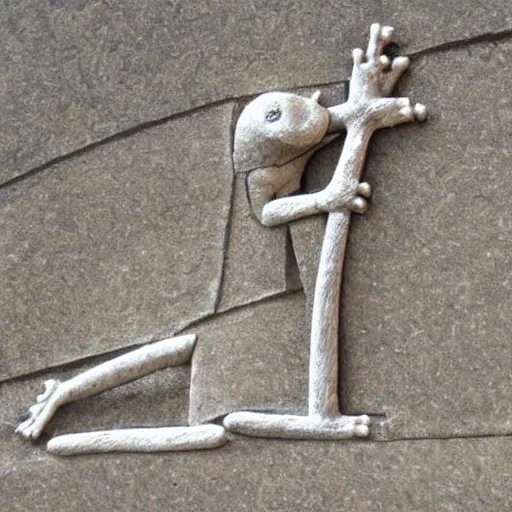 Image similar to christian frog, praying, cross