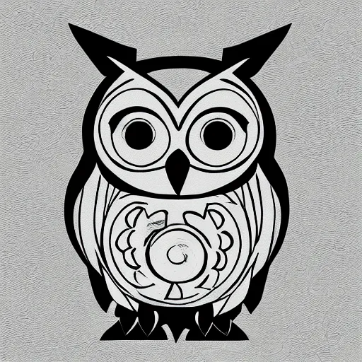 Image similar to owl haida art