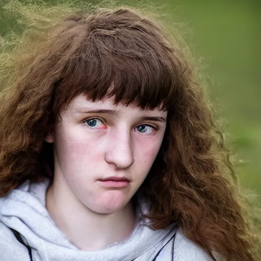 Image similar to https://media.discordapp.net/attachments/1005627229457358998/1006435620597542953/portrait_of_a_welsh_teenage_girl_with_brown_hair_glowing_skin_delicate_features_amelie_poulain_fantasy_intricate_elegant_dress_shirt_highl_-C_10.0_-n_9_-i_-S_2326027520_ts-1660023349_idx-7.png portrait of a welsh teenage girl with brown hair, glowing skin, delicate features, amelie poulain, fantasy, intricate, elegant, dress shirt, highly detailed, digital painting, artstation, concept art, smooth, sharp focus, illustration, art by Krenz Cushart and Artem Demura and alphonse mucha