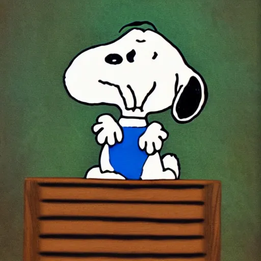Prompt: snoopy,