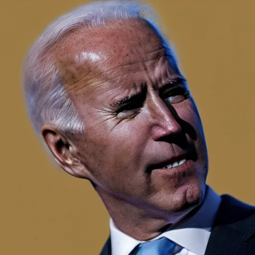 Prompt: dark chocolate biden relief