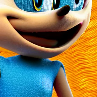 Image similar to sonic with no teeth