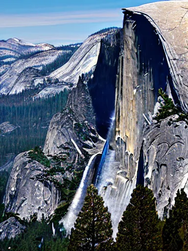 Prompt: half dome yosemite