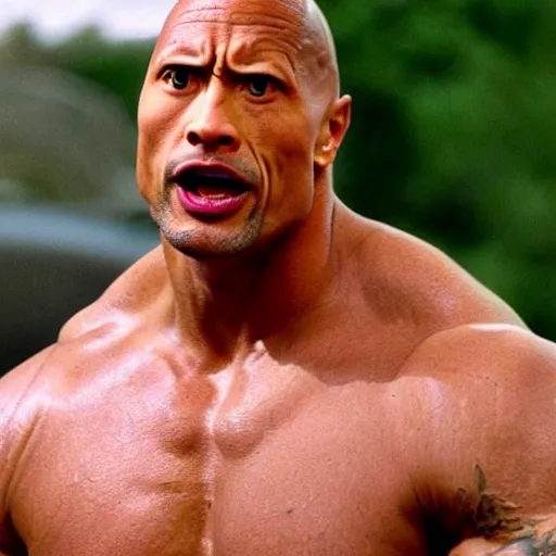 Image similar to dwayne johnson in rugrats