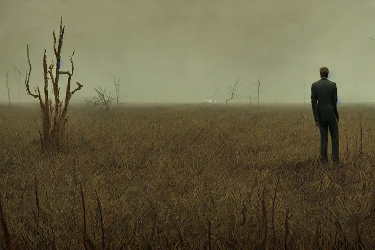 Image similar to scene true detective, from louisiana swamps, neon cross, voodoo, 8 k, hyper detailed, artwork by tim eitel