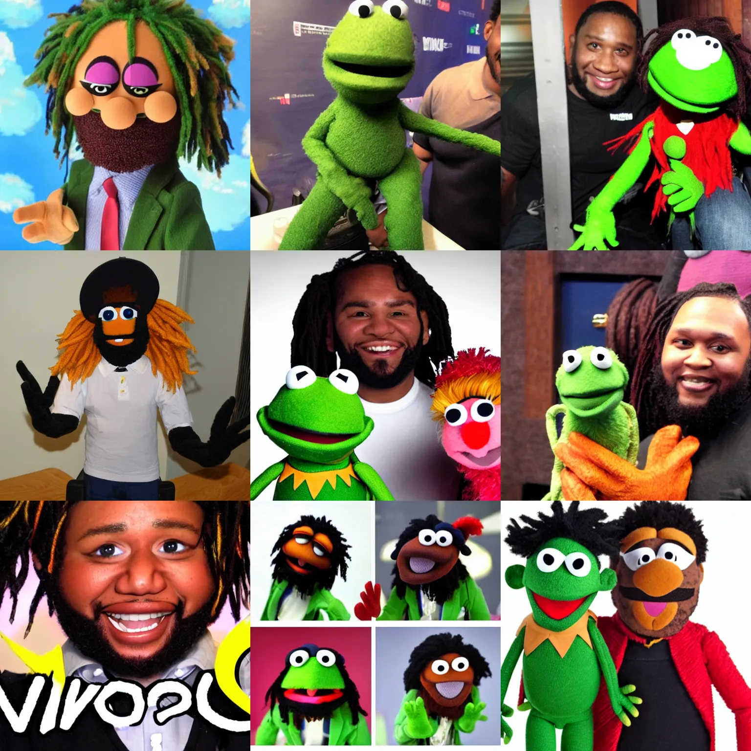 Prompt: woolie as a muppet