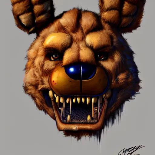 freddy fazbear, detailed artwork, 4k