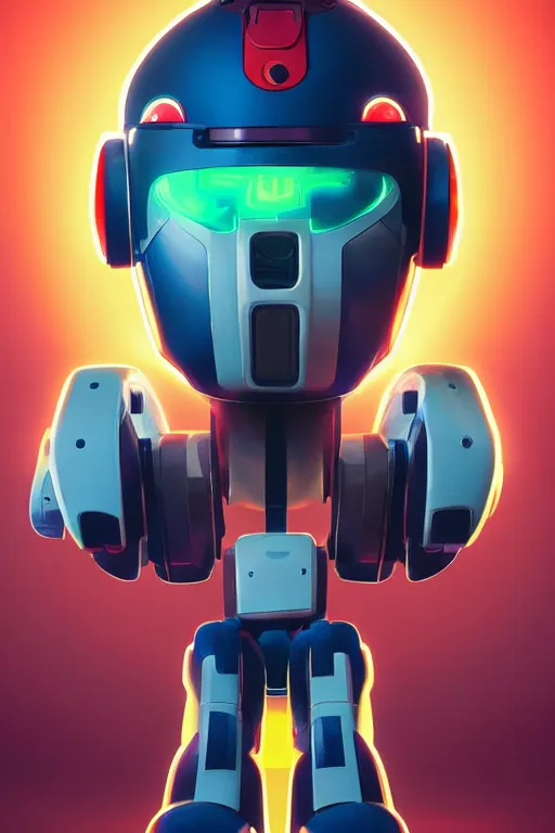 Image similar to metabots medabots medarotto medarot robot minimalist comics helmet mask neon cybereye, behance hd by jesper ejsing, by rhads, makoto shinkai and lois van baarle, ilya kuvshinov, rossdraws global illumination ray tracing hdr radiating a glowing aura