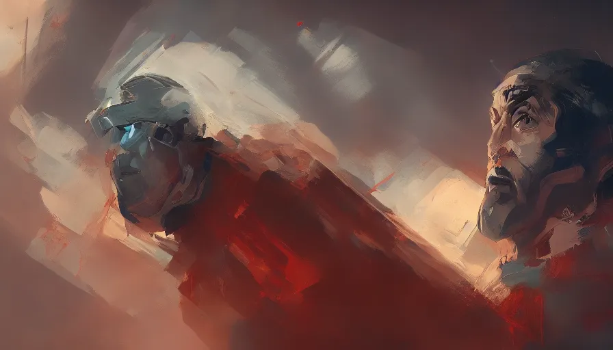 Image similar to jama jurabaev, greig fraser, roger deakins, shaddy safadi, feng shu, neil blevins, trending on artstation, high quality, brush stroke