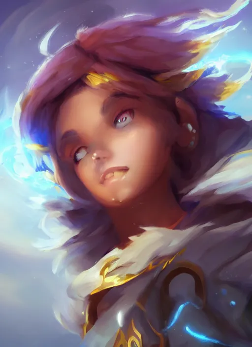 Image similar to taliyah, from league of legends, au naturel, meztelen, fighting, termeszetes, hyper detailed, digital art, trending in artstation, cinematic lighting, studio quality, smooth render, unreal engine 5 rendered, octane rendered, art style by klimt and nixeu and ian sprigger and wlop and krenz cushart