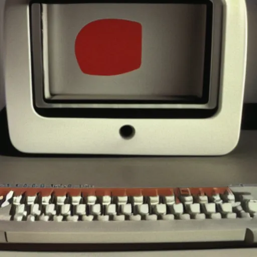 Prompt: macintosh computer with the letters s and d on the screen, 8 k, photorealistic, lots of noise