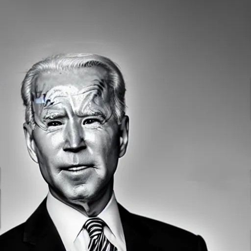 Image similar to green infrared night vision footage of Joe Biden leaning in close to the lens, 1080p pulitzer prize winning photograph