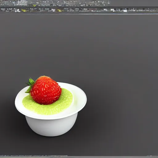 Image similar to yogurt!!! Gorilla shape, masterpiece, ((octane render, Nvidia raytracing demo))