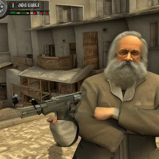 Image similar to Karl marx in cs:go